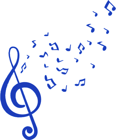 blue music notes 2