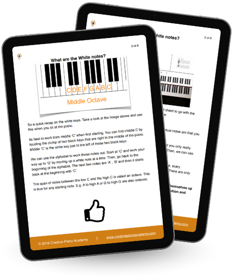 notes on the piano ebook